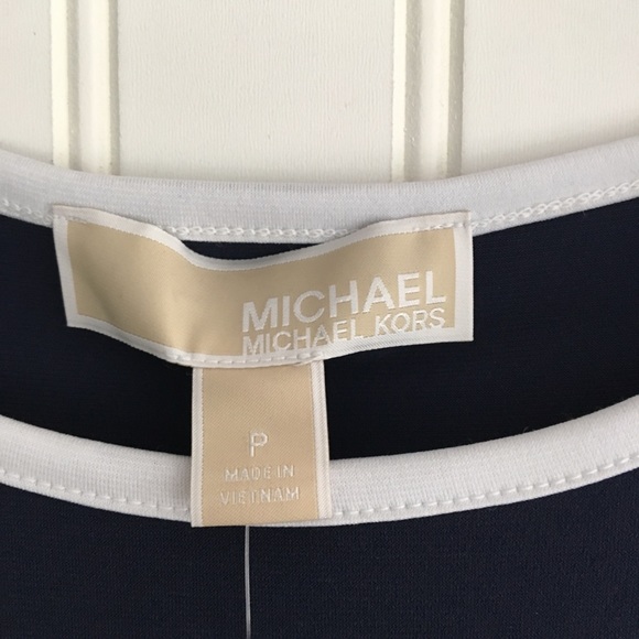 MICHAEL Michael Kors navy dress SIZE P - Picture 4 of 8